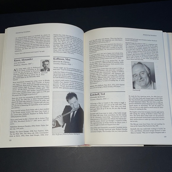 Entertaining Canadians Canada’s International Stars 1900-1988 Ed Gould Book - Picture 7 of 15